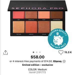 Sephora PRO Face Palette-Medium